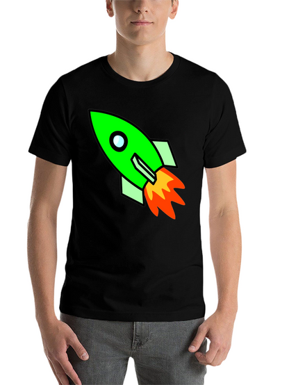 Rocket Graphic T-Shirt - Blast Off in Style!