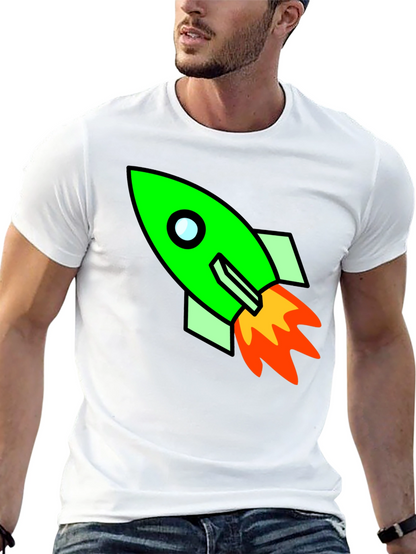 Rocket Graphic T-Shirt - Blast Off in Style!