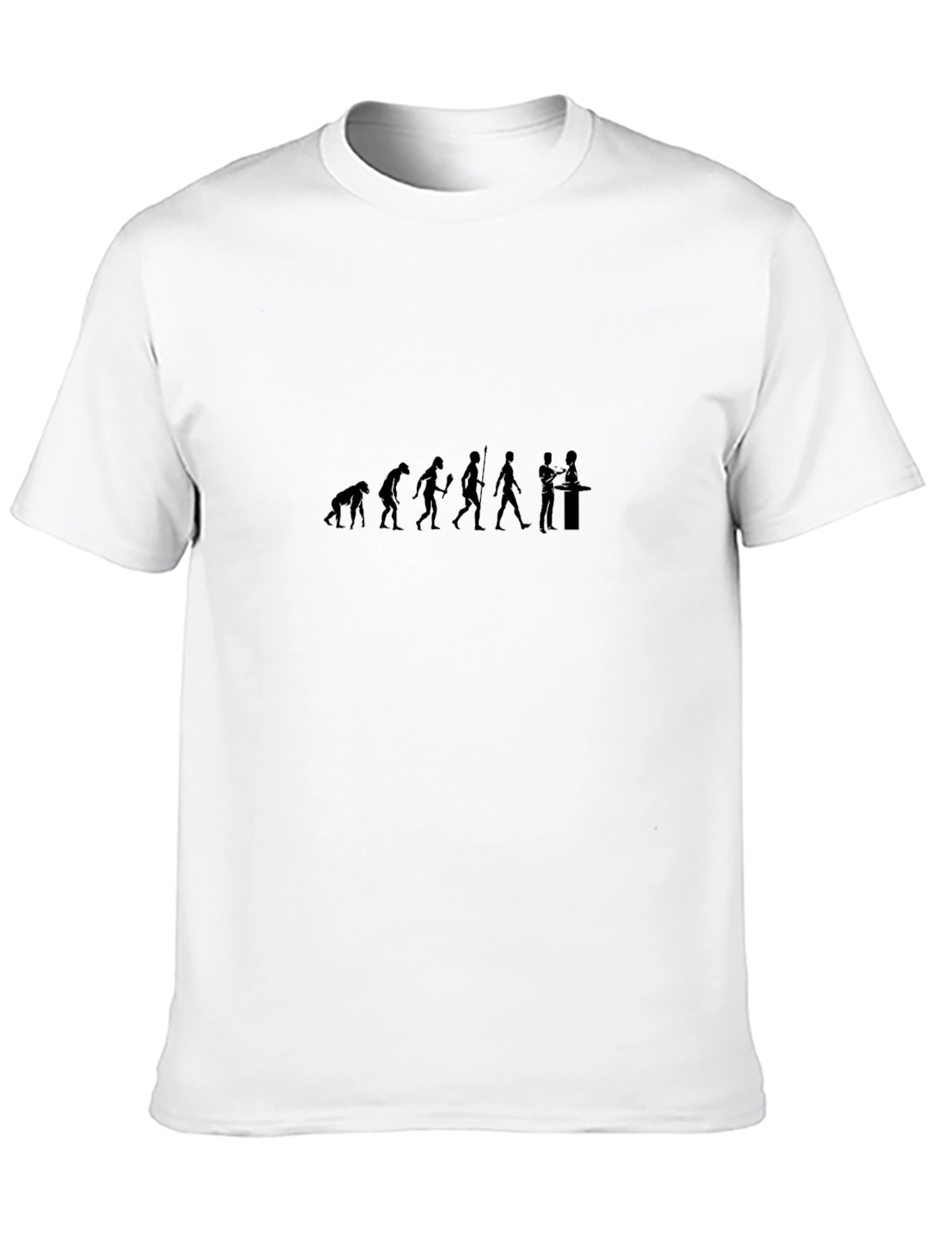 Evolution of Lawyer Black T-Shirt