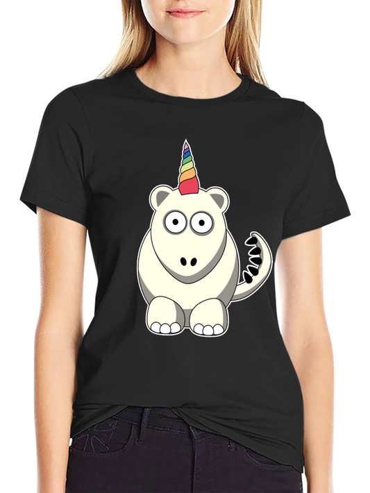 Unicorn Bear Graphic Tee - Mens Black T-Shirt