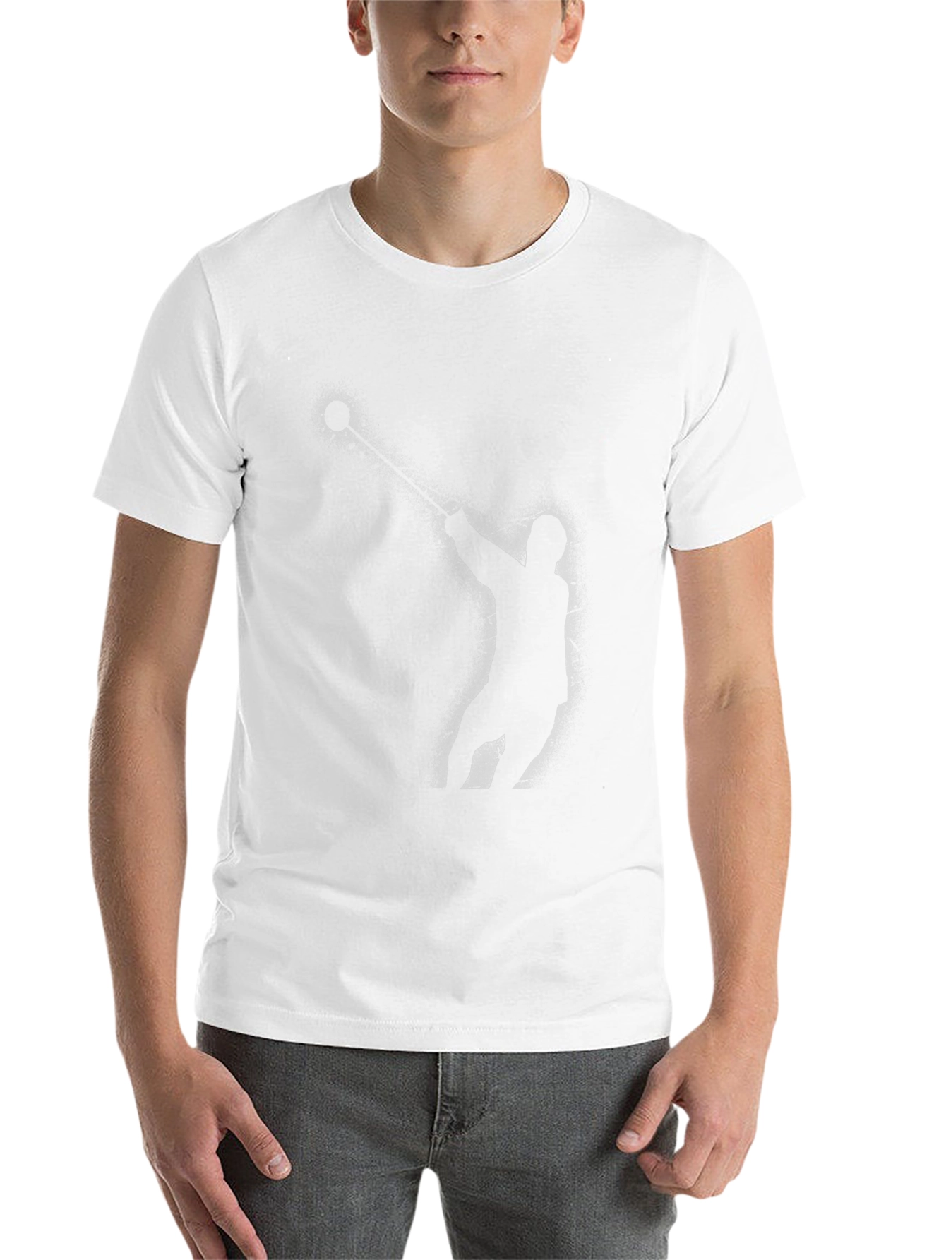 Hammer Throw Silhouette Black T-Shirt