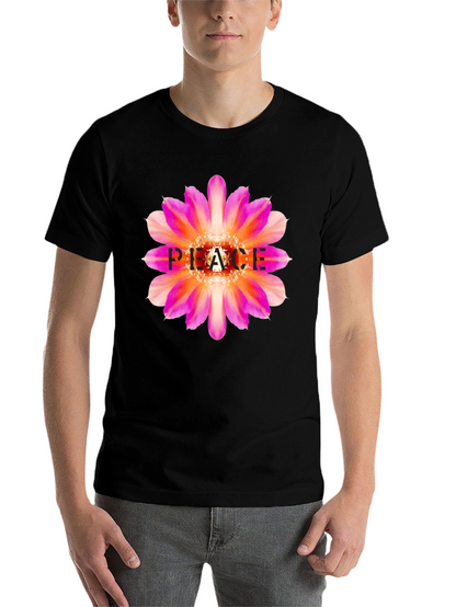 Peace Flower Graphic Tee - Stylish & Comfortable