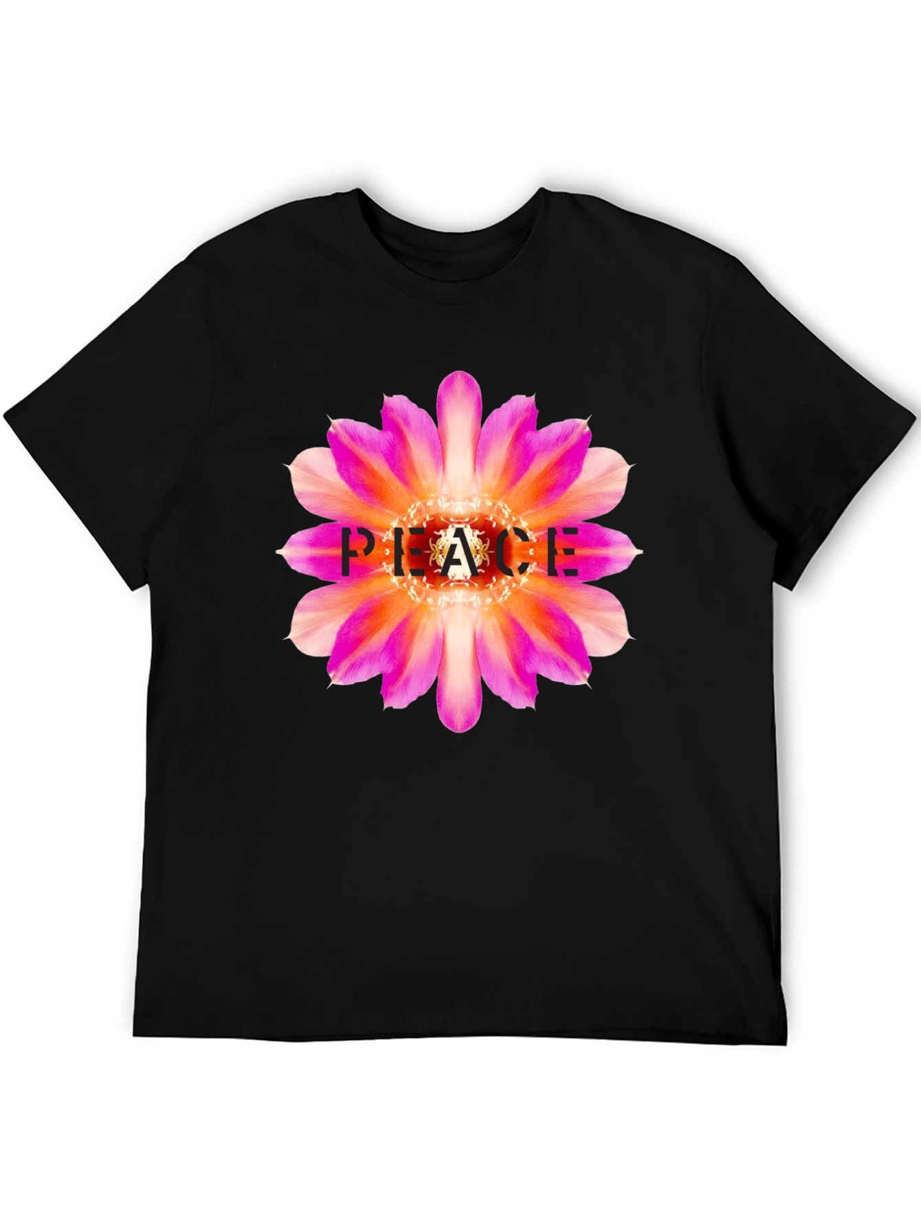 Peace Flower Graphic Tee - Stylish & Comfortable