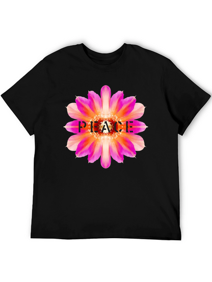 Peace Flower Graphic Tee - Stylish & Comfortable
