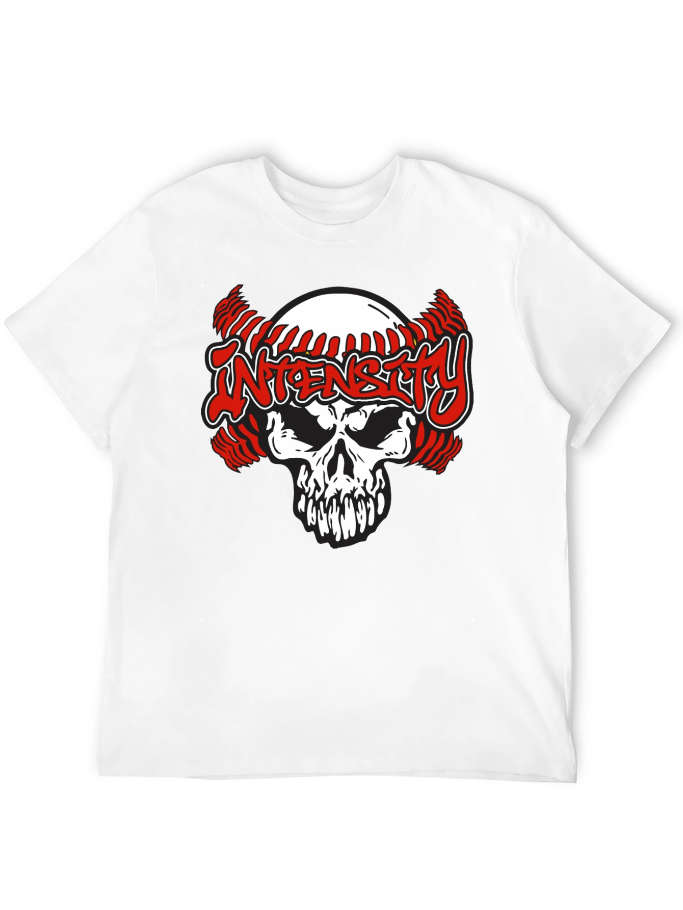 Intensity Skull Baseball T-Shirt