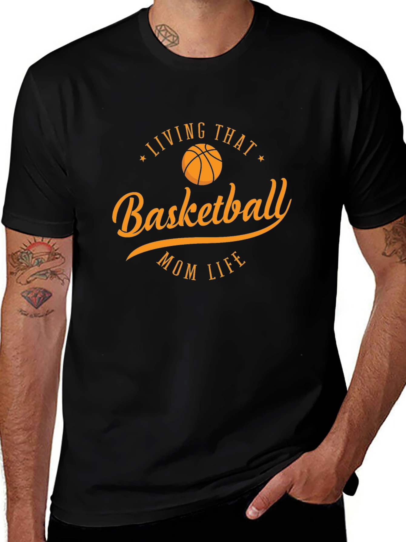 Basketball Mom Life T-Shirt - Sporty Graphic Tee
