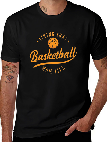 Basketball Mom Life T-Shirt - Sporty Graphic Tee