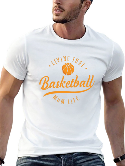 Basketball Mom Life T-Shirt - Sporty Graphic Tee