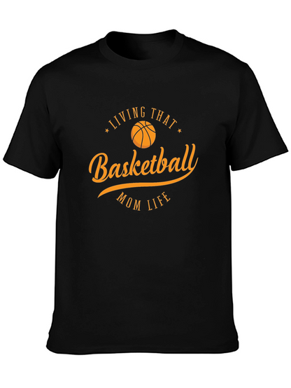 Basketball Mom Life T-Shirt - Sporty Graphic Tee