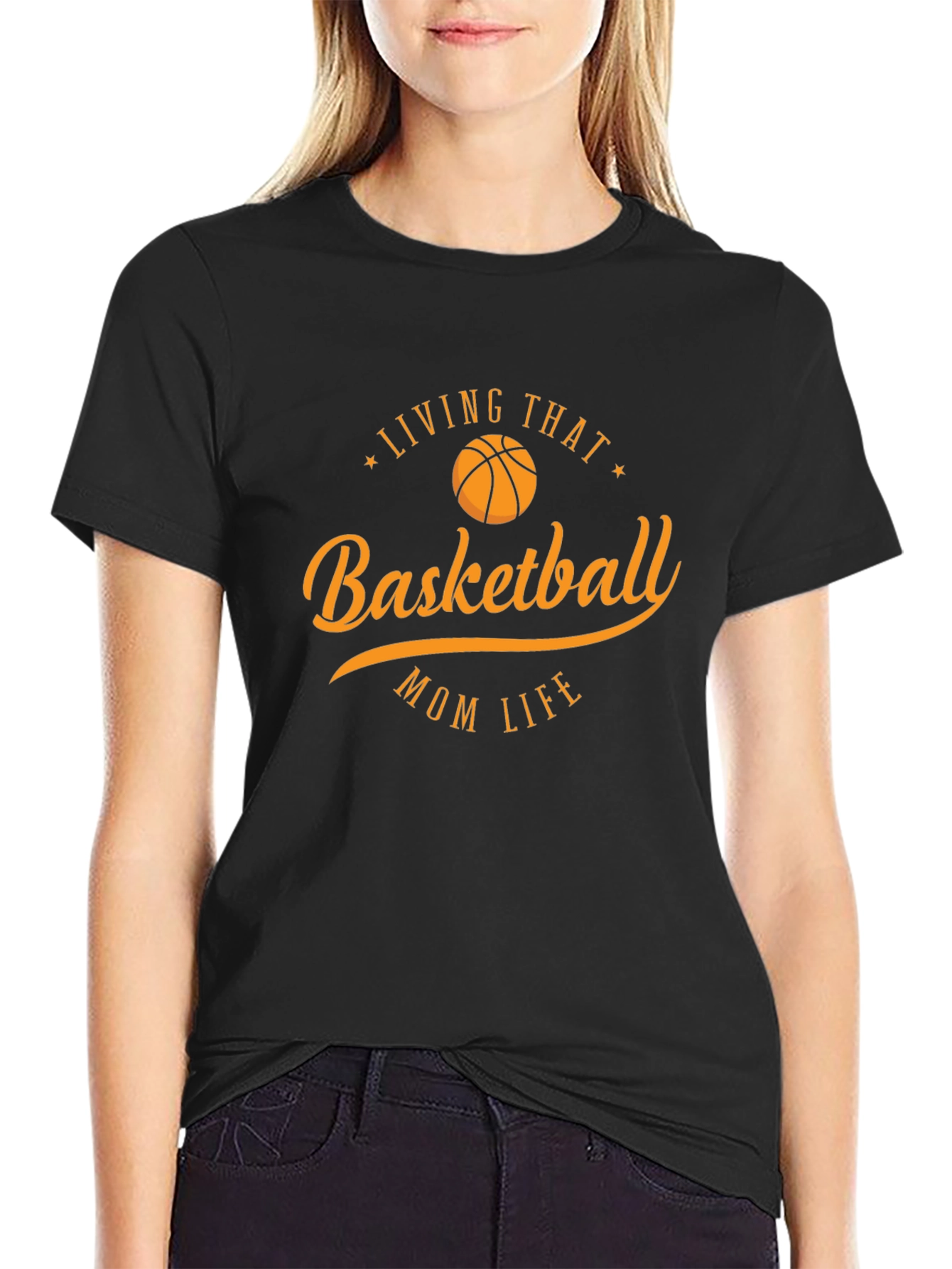 Basketball Mom Life T-Shirt - Sporty Graphic Tee