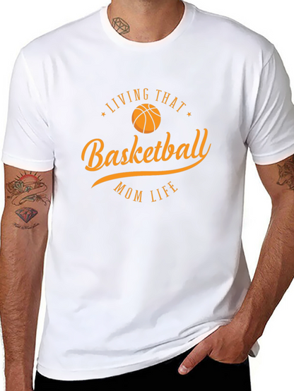 Basketball Mom Life T-Shirt - Sporty Graphic Tee