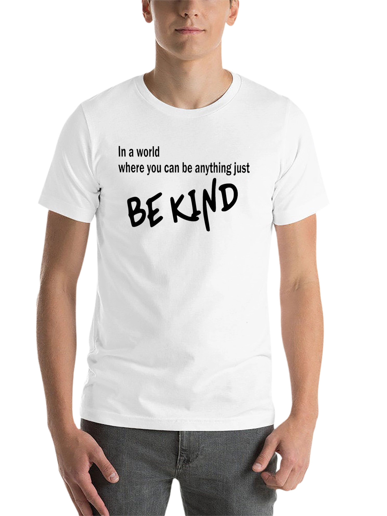 Be Kind Graphic Tee - Soft Cotton Casual T-Shirt