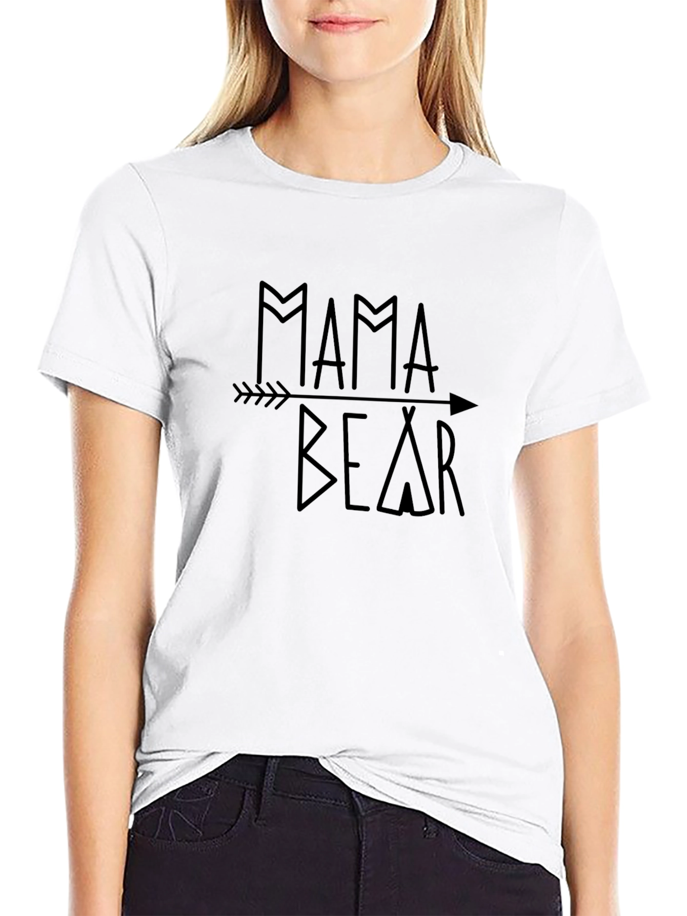 Mama Bear Graphic Tee - Arrow Design