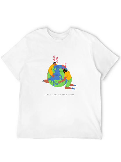 Love Our Earth Graphic Tee - Black Cotton