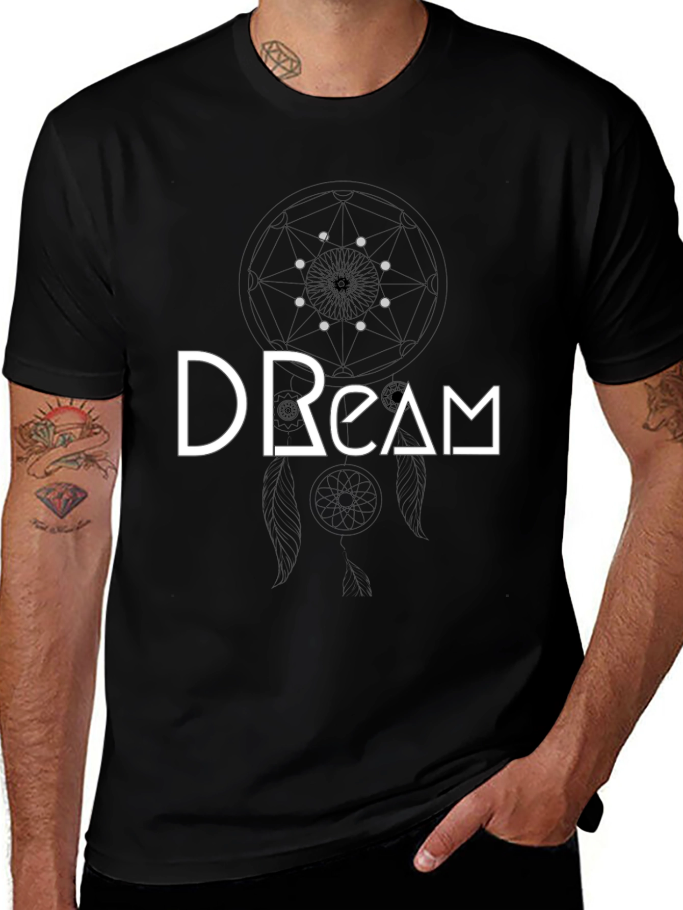 Dreamcatcher Graphic Tee - Black