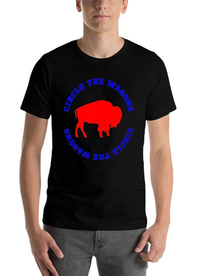 Circle The Wagons Buffalo Bison Graphic Tee