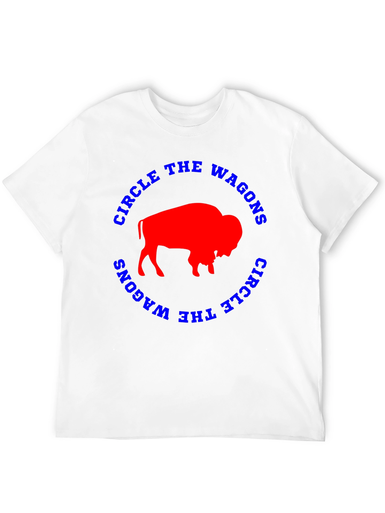 Circle The Wagons Buffalo Bison Graphic Tee