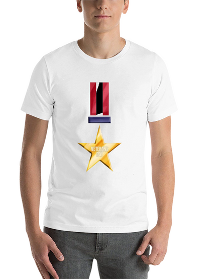 Veterans Day Star Medal Graphic Tee