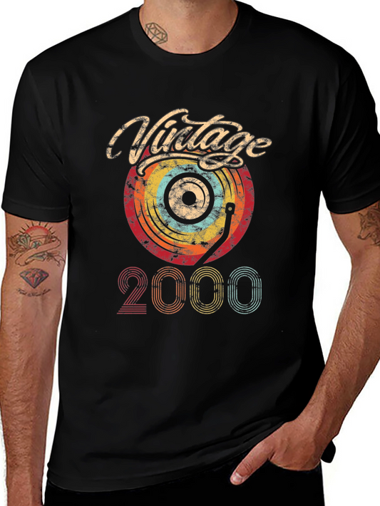 Vintage 2000 Vinyl Graphic T-Shirt
