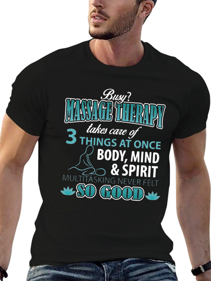 Massage Therapy T-Shirt: Body Mind & Spirit