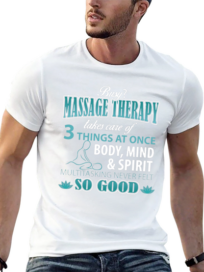 Massage Therapy T-Shirt: Body Mind & Spirit