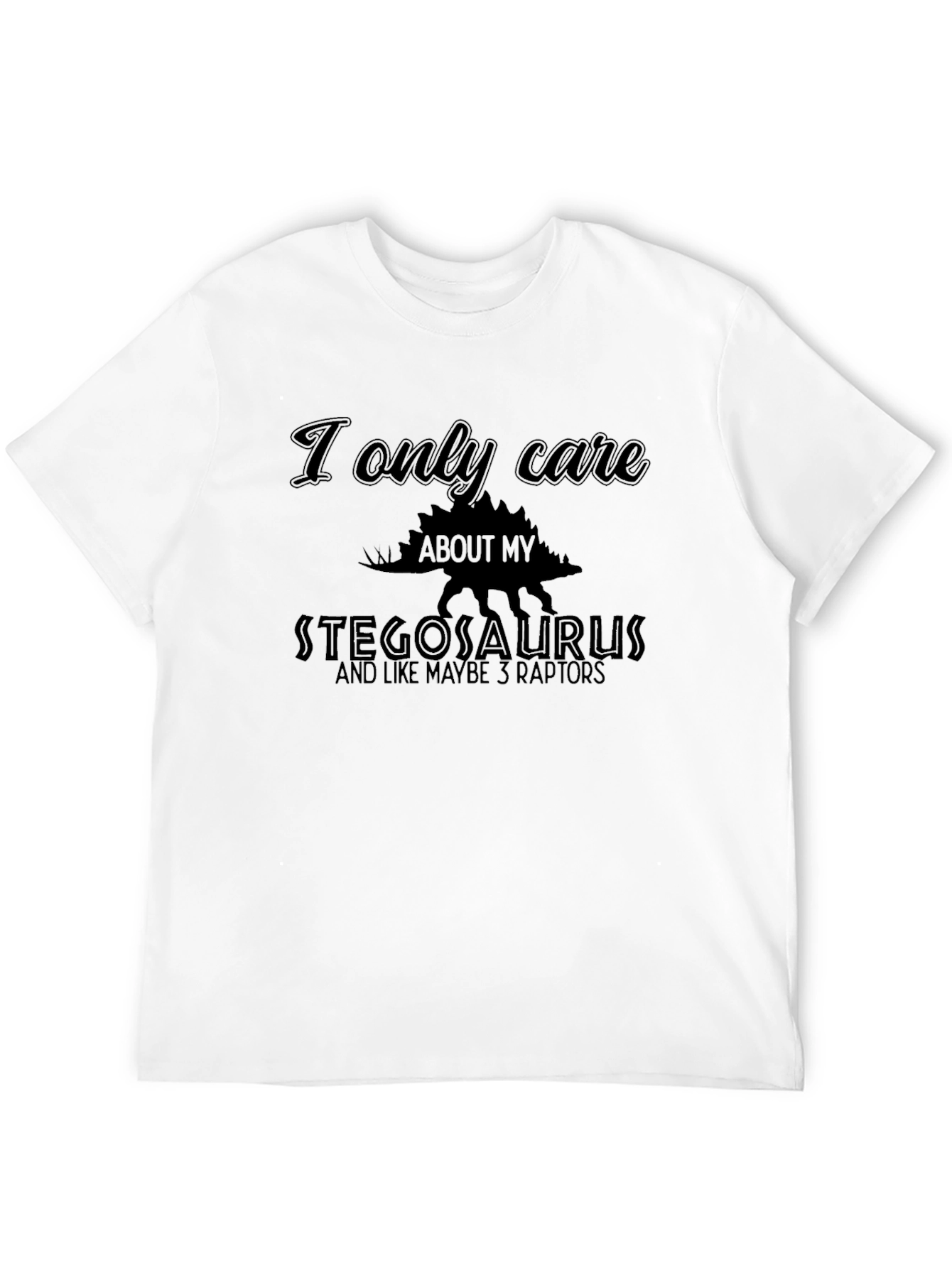 Stegosaurus T-Shirt - Dinosaur Lover Tee