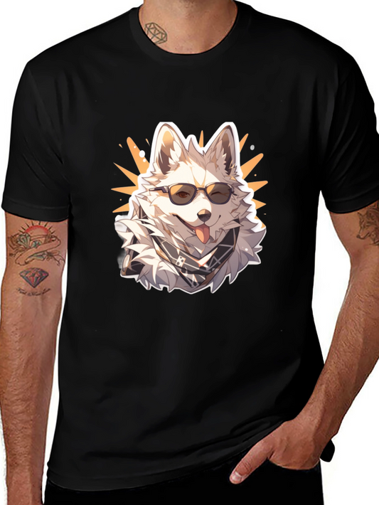 Cool Dog Graphic Tee - Urban Style