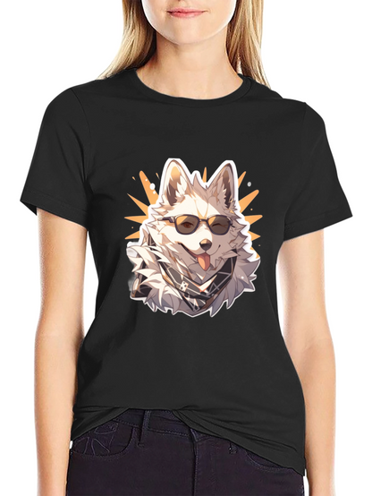 Cool Dog Graphic Tee - Urban Style