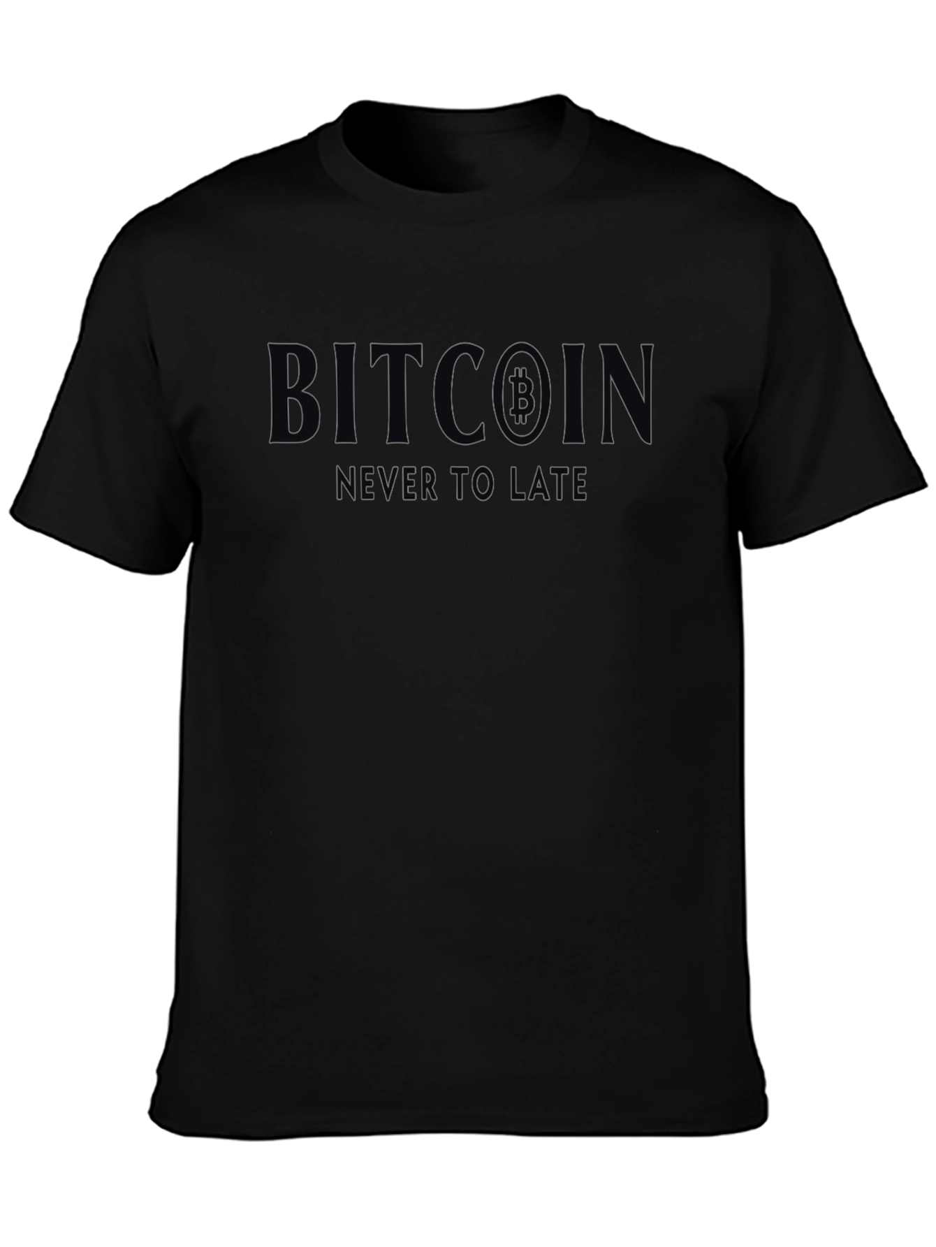 Bitcoin Never Too Late Graphic Tee