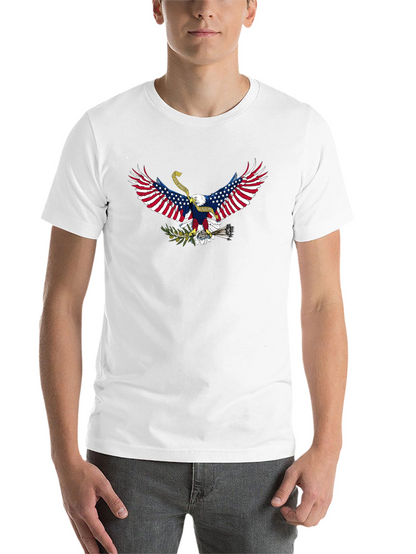 Patriotic Eagle Graphic T-Shirt