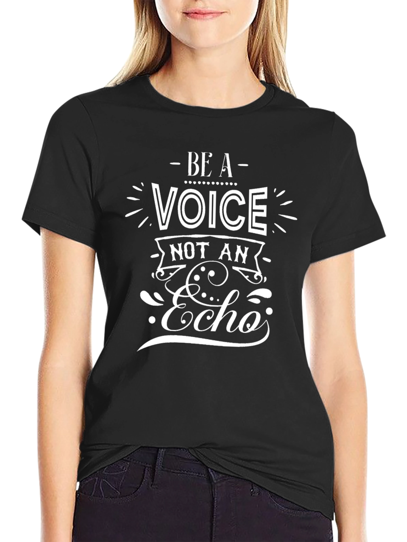 Be A Voice Not An Echo Graphic Tee