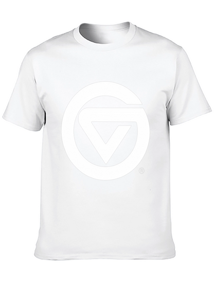 Black Graphic Tee - Circle & Triangle Logo