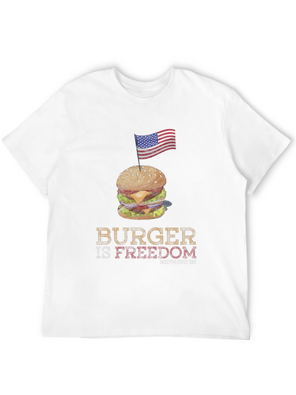 Burger is Freedom Independence Day T-Shirt