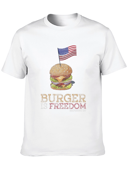 Burger is Freedom Independence Day T-Shirt