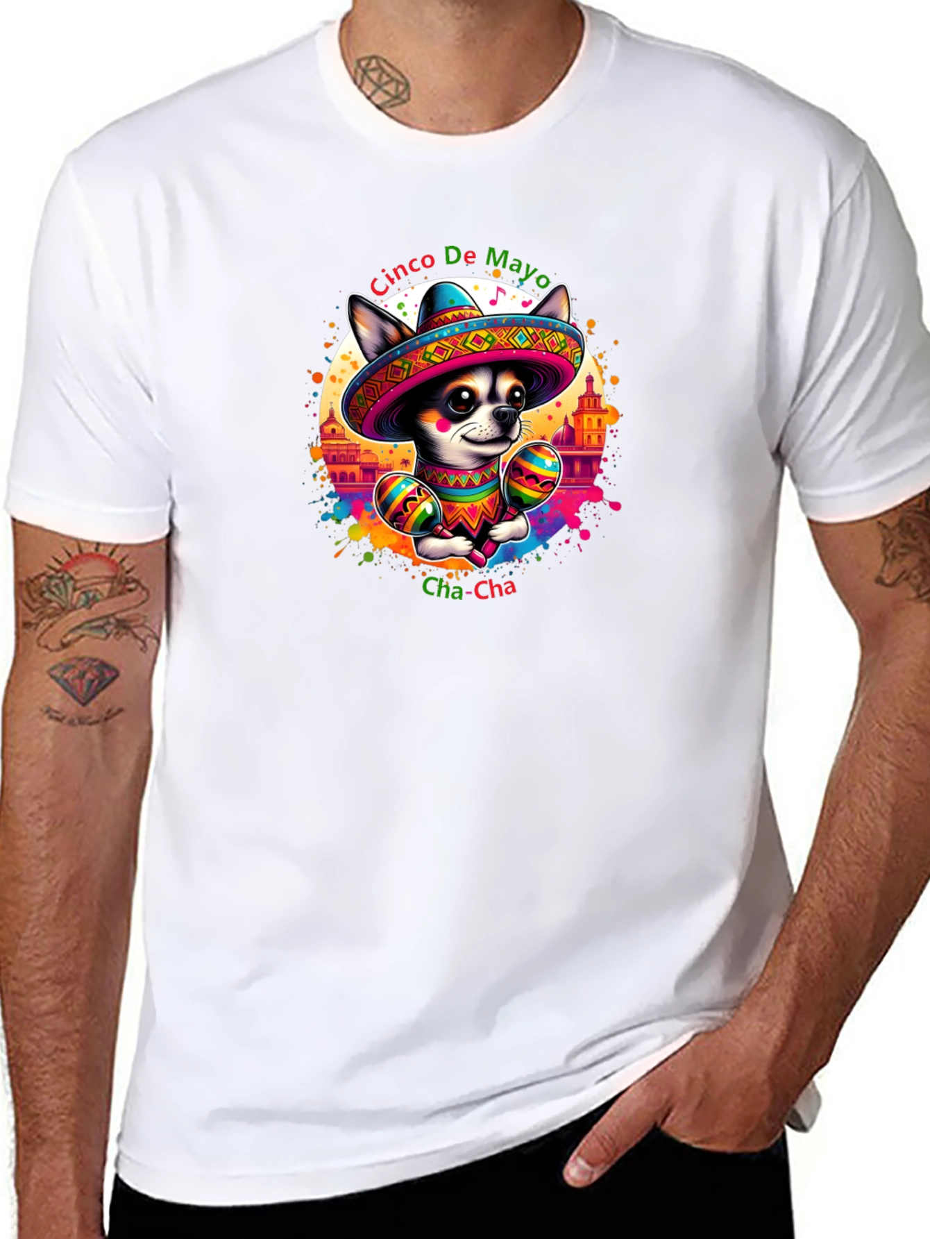 Cinco De Mayo Chihuahua T-Shirt