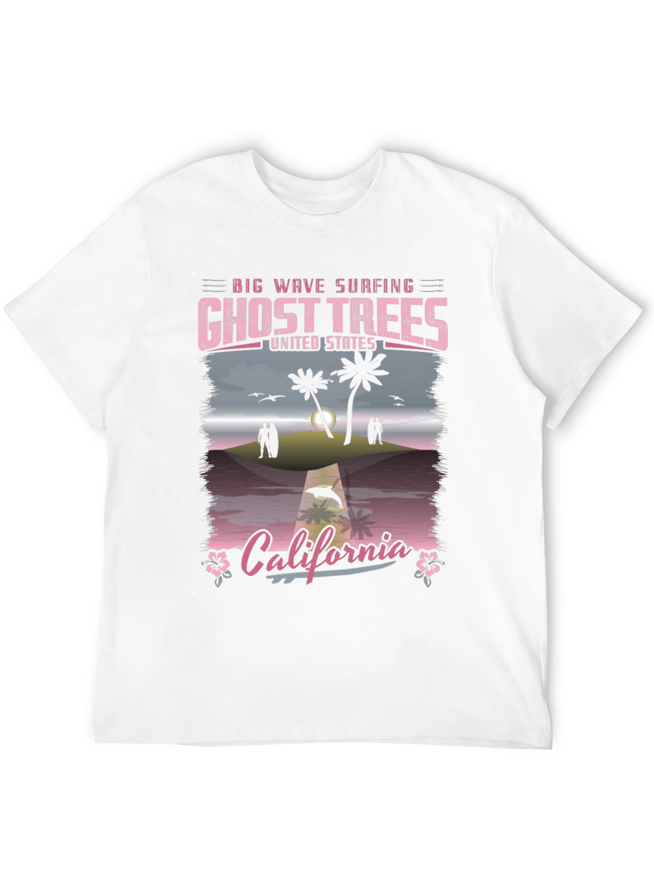 Ghost Trees California Surfing T-Shirt