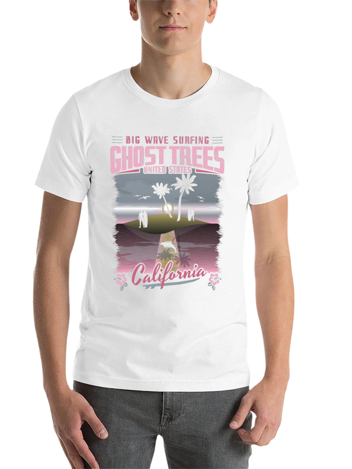 Ghost Trees California Surfing T-Shirt