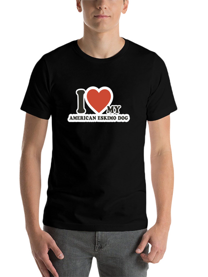 I Heart My American Eskimo Dog T-Shirt