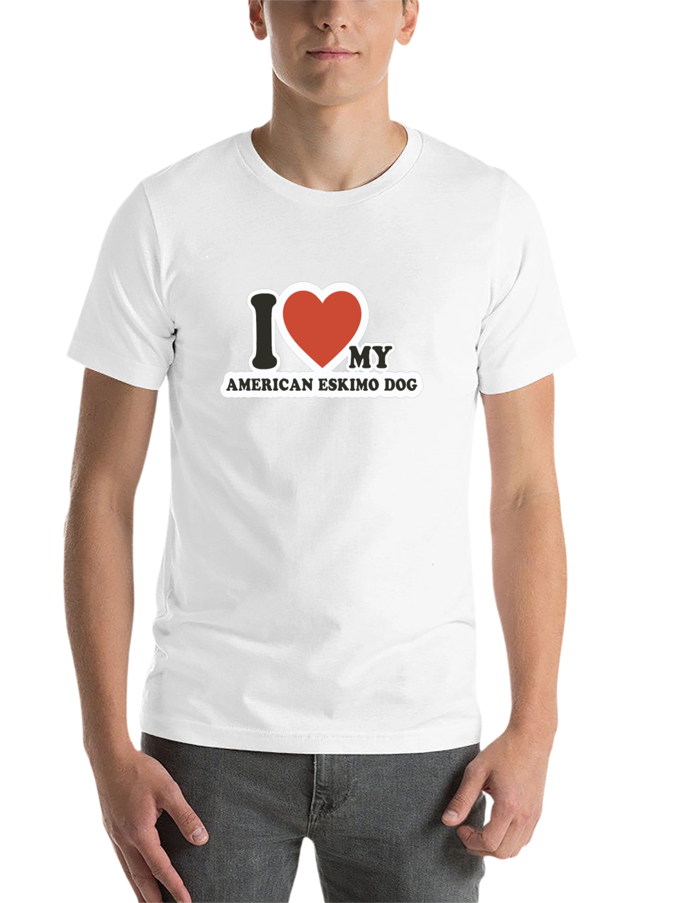 I Heart My American Eskimo Dog T-Shirt