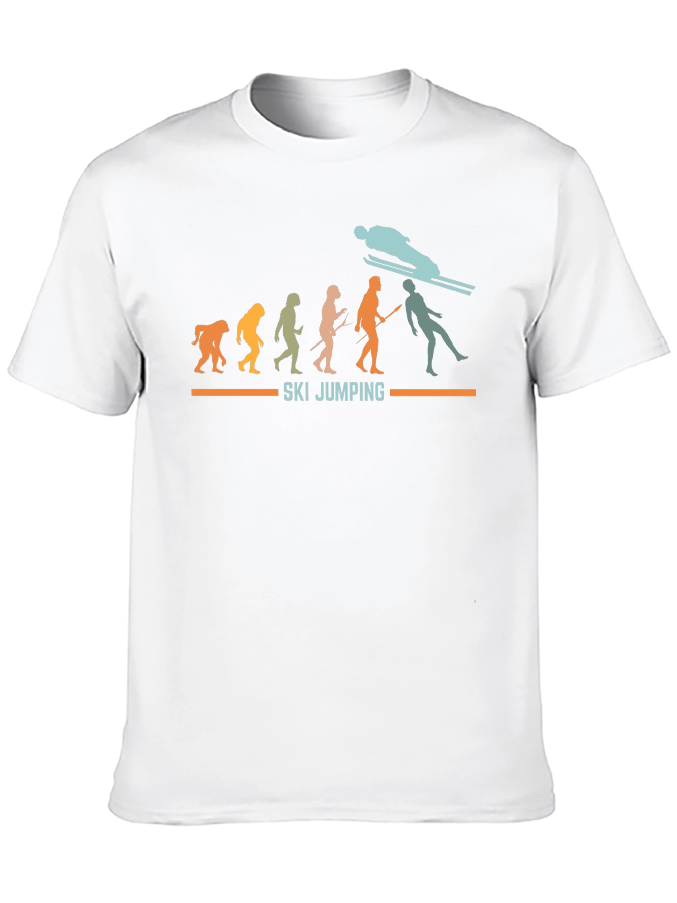 Ski Jumping Evolution Graphic Tee