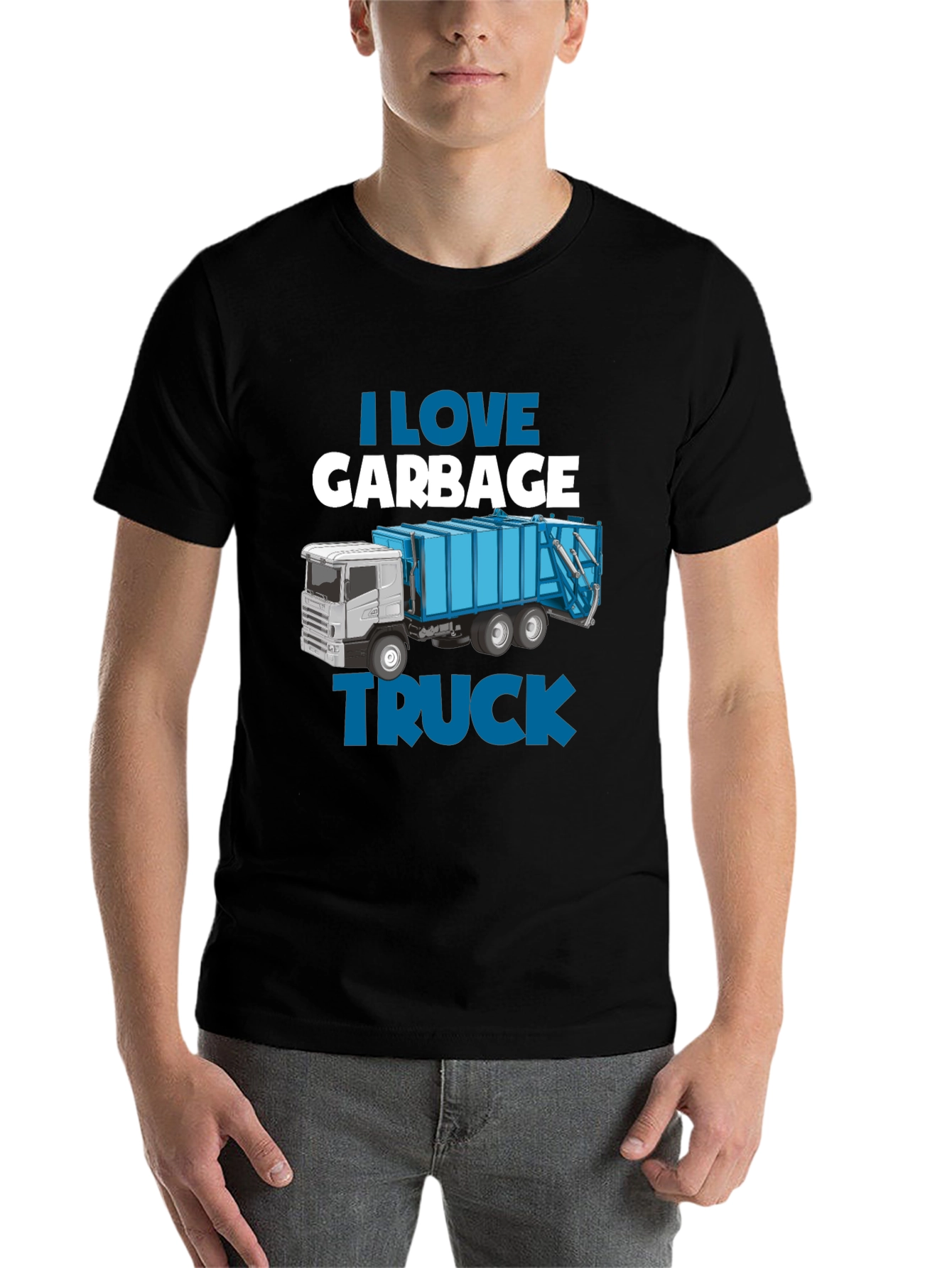 I Love Garbage Truck T-Shirt