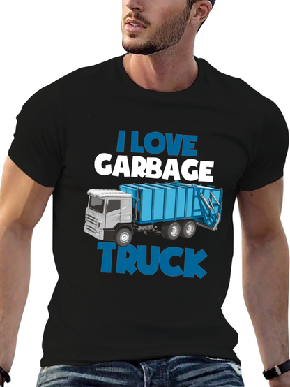 I Love Garbage Truck T-Shirt