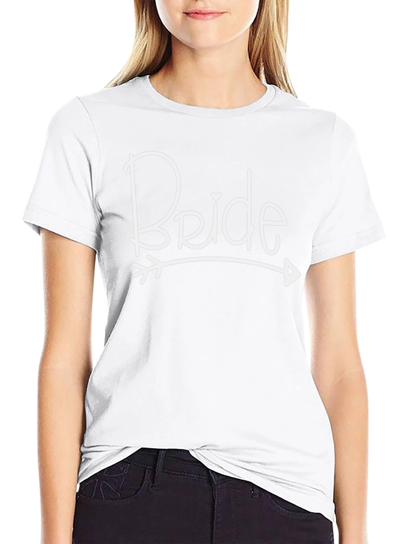Bride Arrow Graphic T-Shirt - Wedding Party Tee