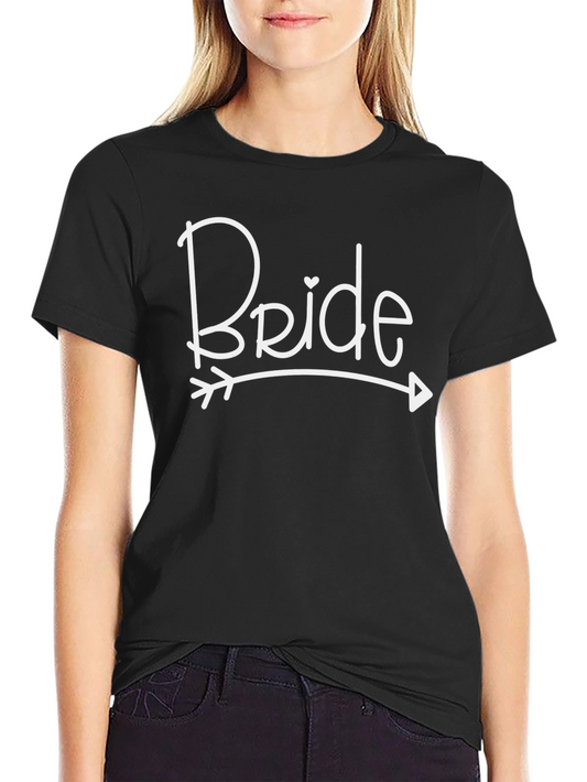 Bride Arrow Graphic T-Shirt - Wedding Party Tee