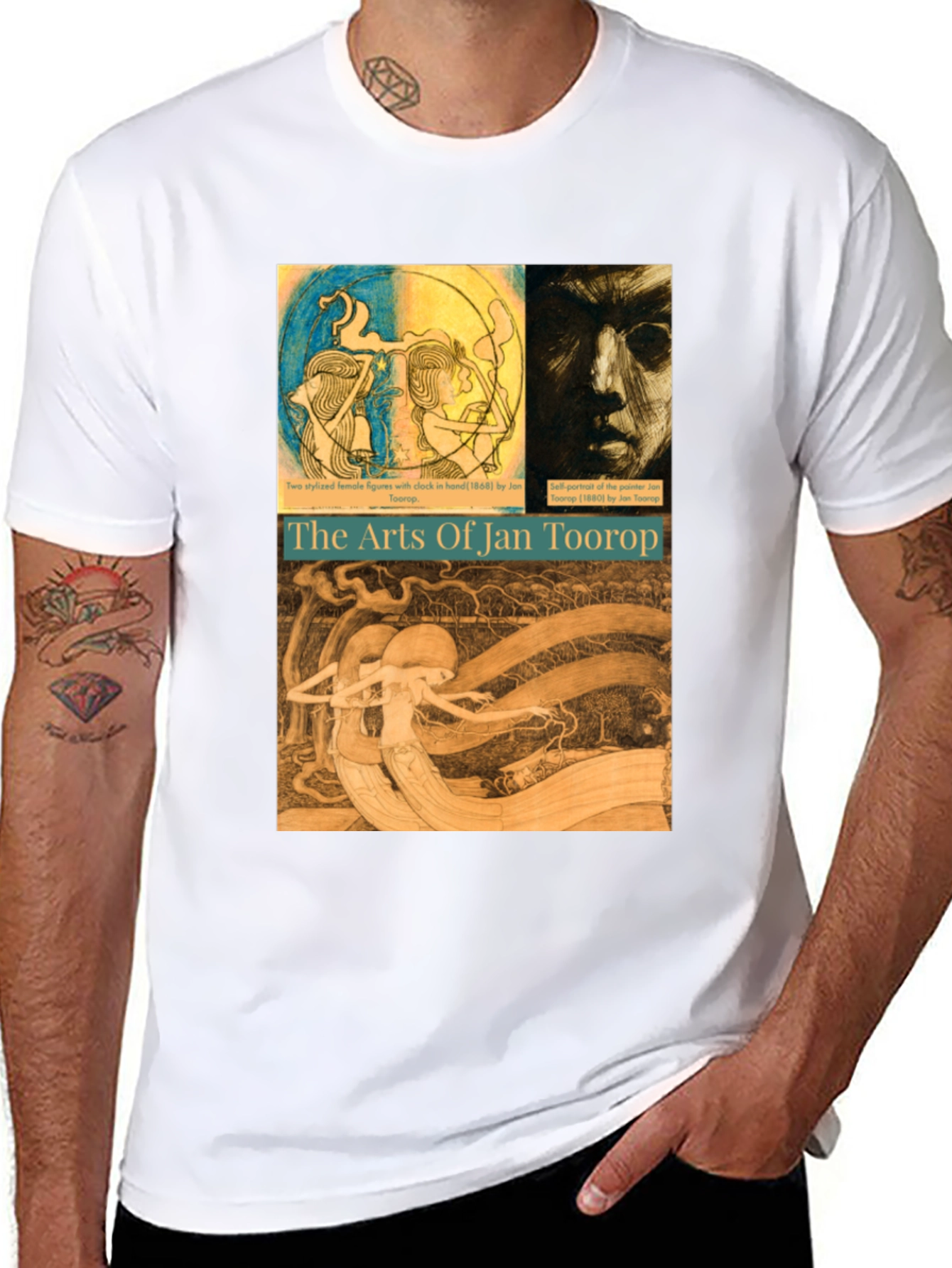 Jan Toorop Arts Graphic Tee - Black