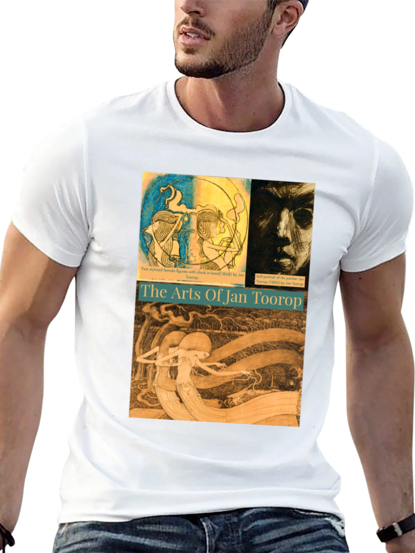Jan Toorop Arts Graphic Tee - Black