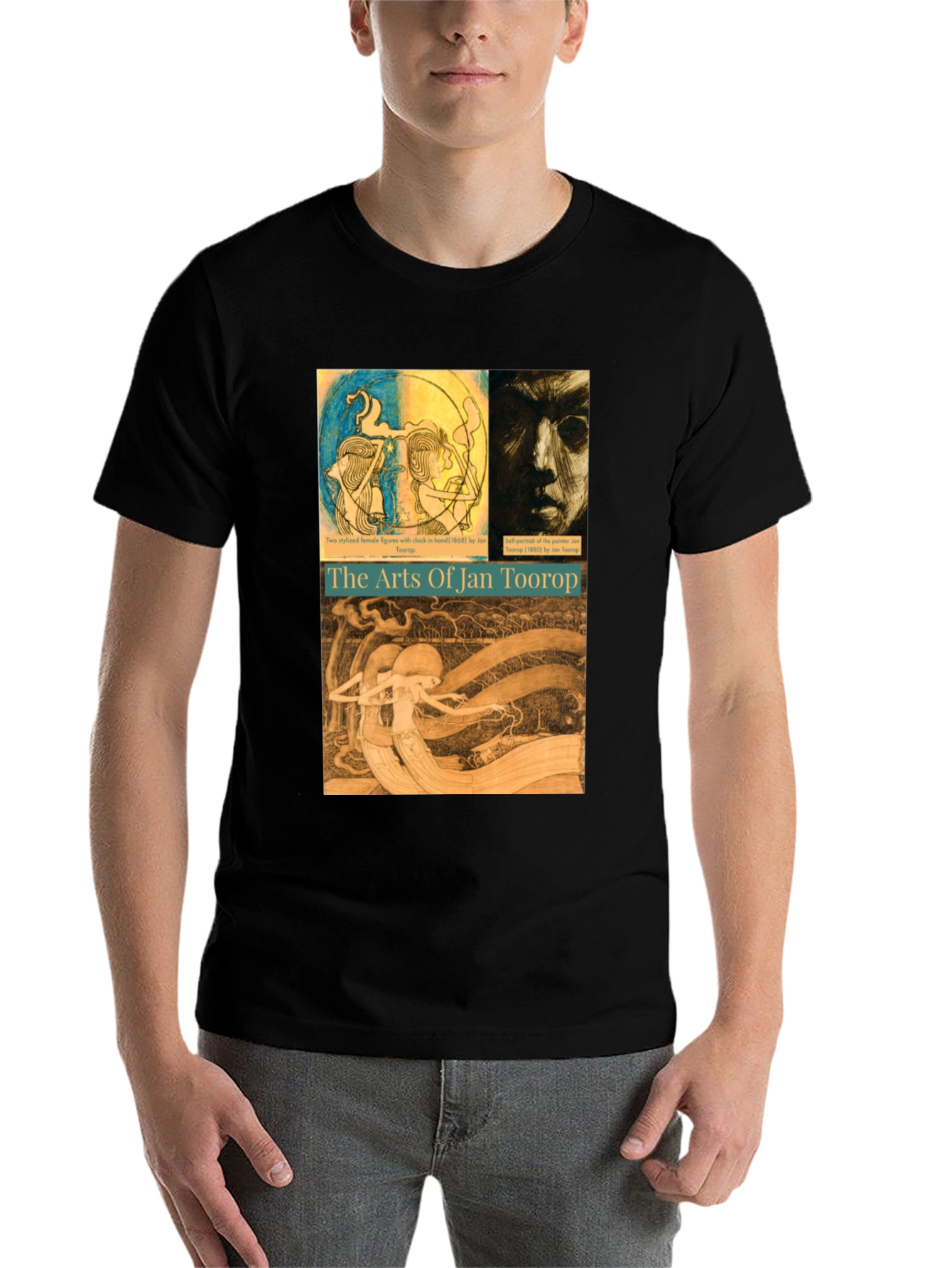 Jan Toorop Arts Graphic Tee - Black