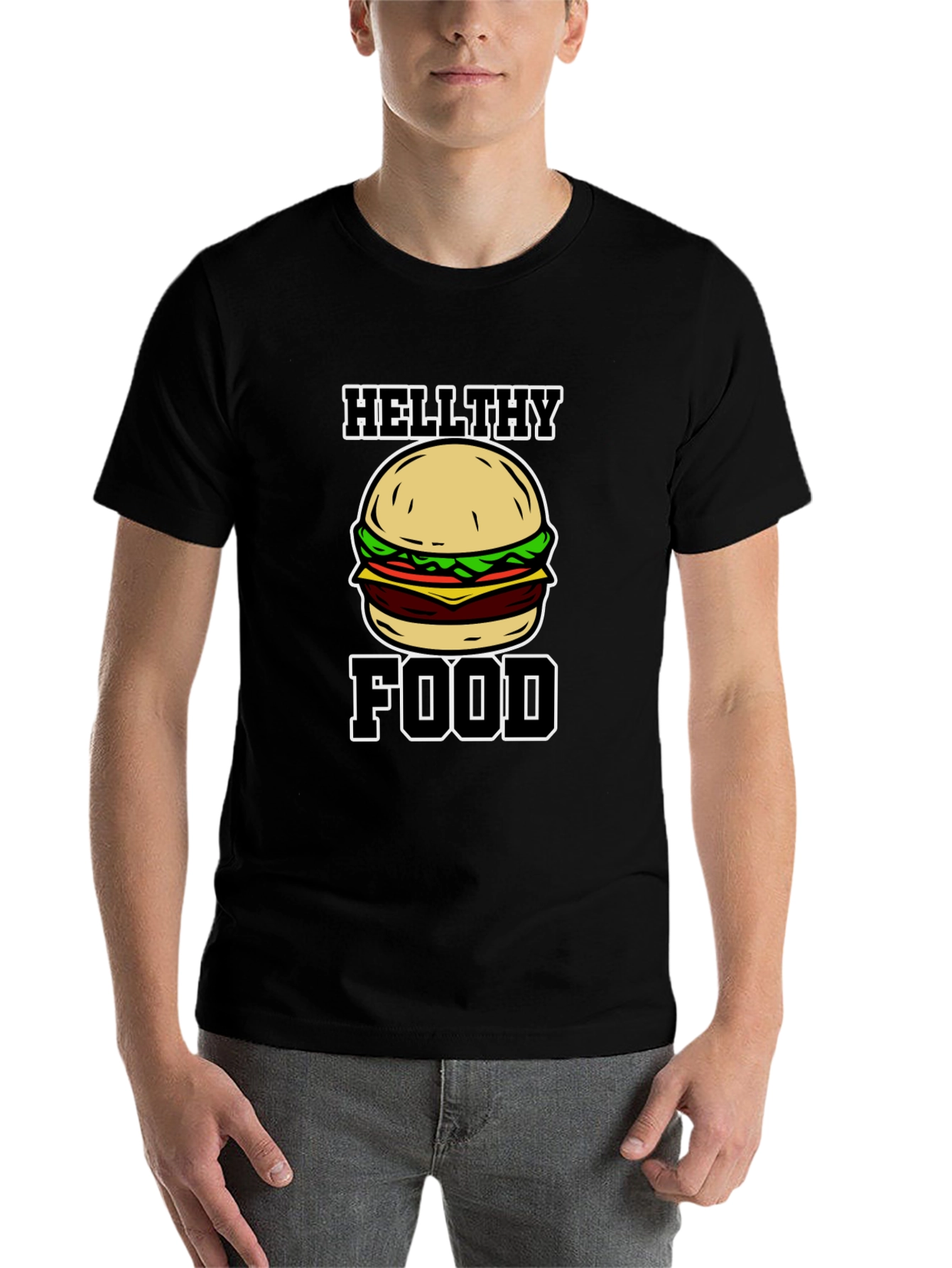Hellthy Food Graphic T-Shirt