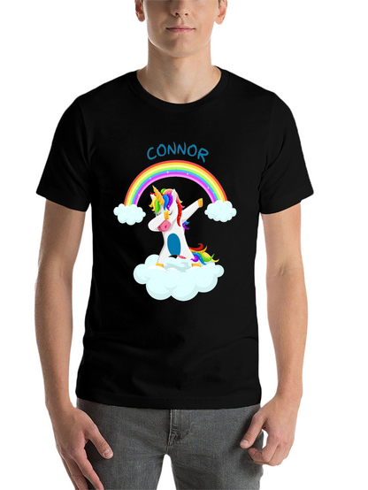 Unicorn Rainbow Dab Personalized T-Shirt