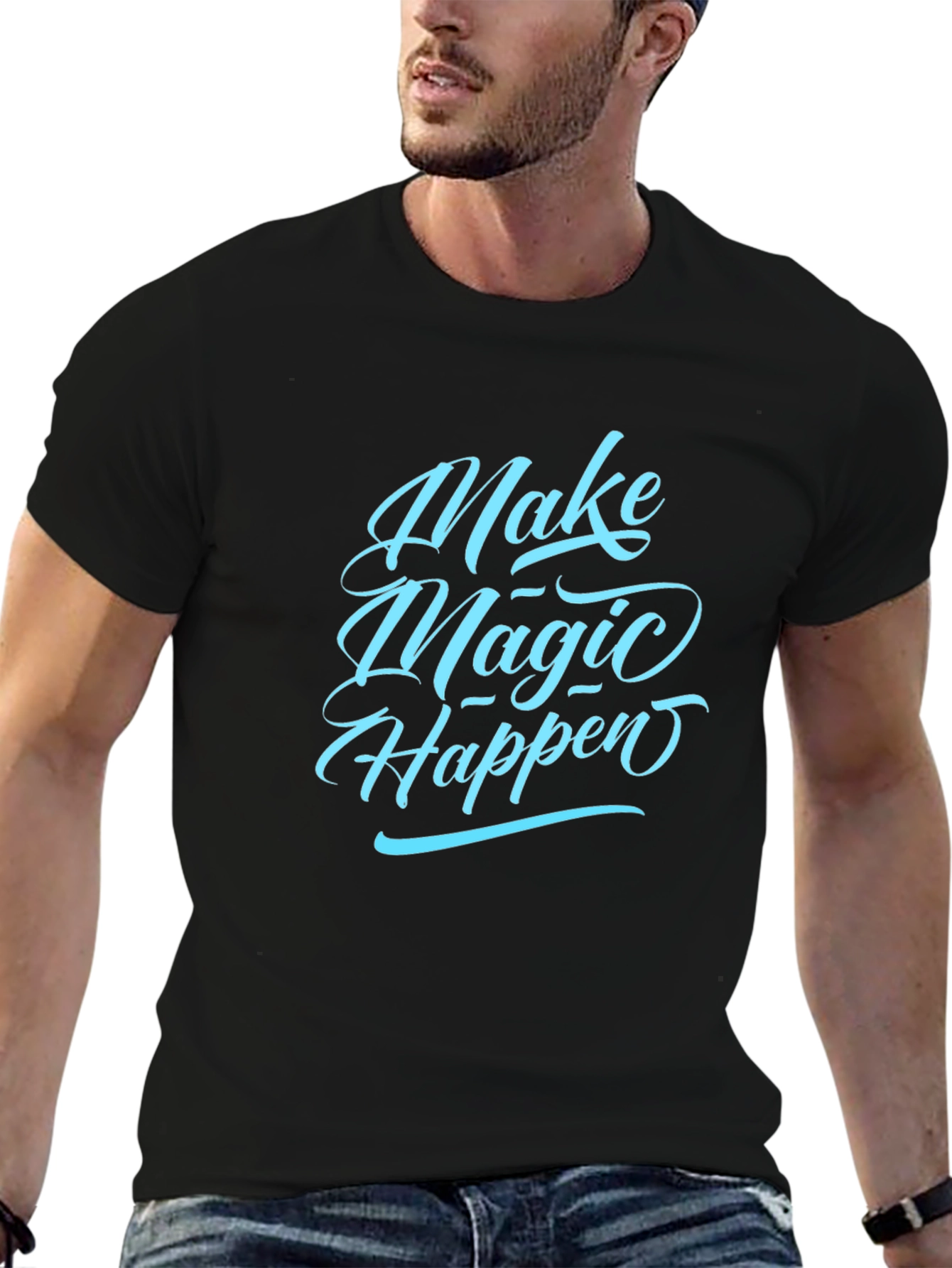 Make Magic Happen Graphic Tee - Casual Comfort